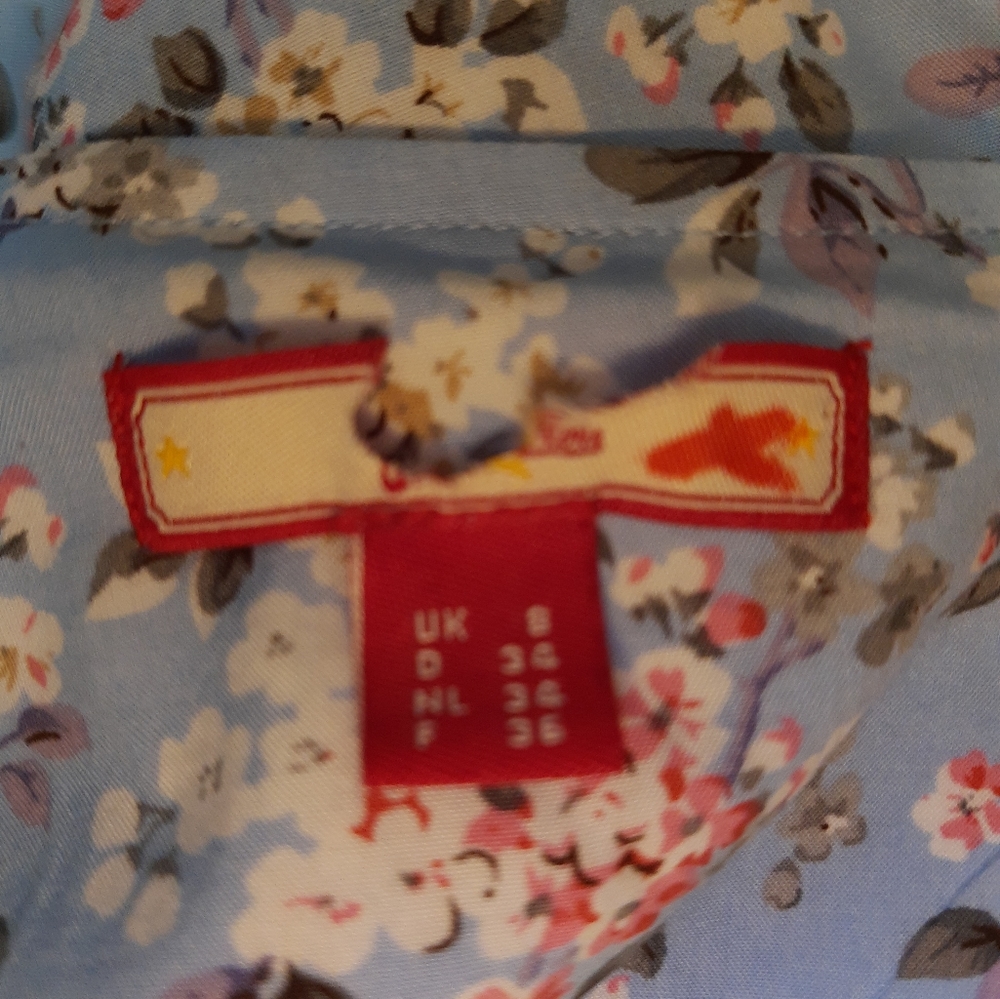 Joe Browns baby blue floral ditsy tea dress UK 8 Coquette - Picture 9 of 10